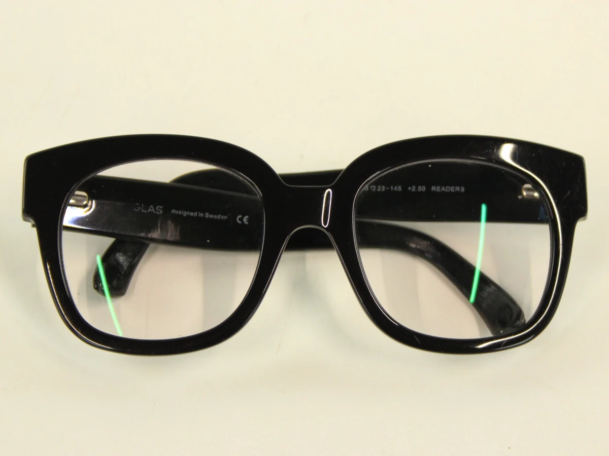 Chloe Black Oversized leesbril 'GLAS Sweden' +2.50 - foto 4