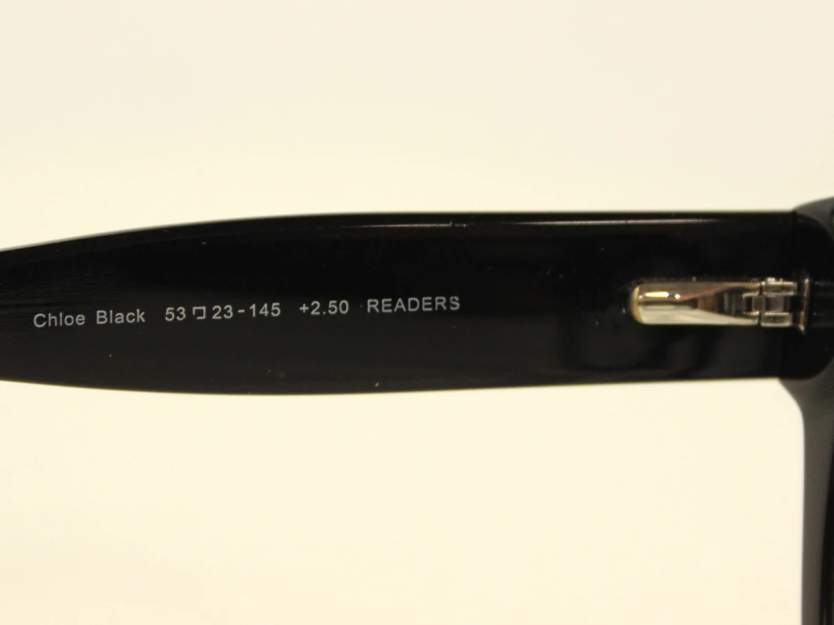 Chloe Black Oversized leesbril 'GLAS Sweden' +2.50 - foto 11