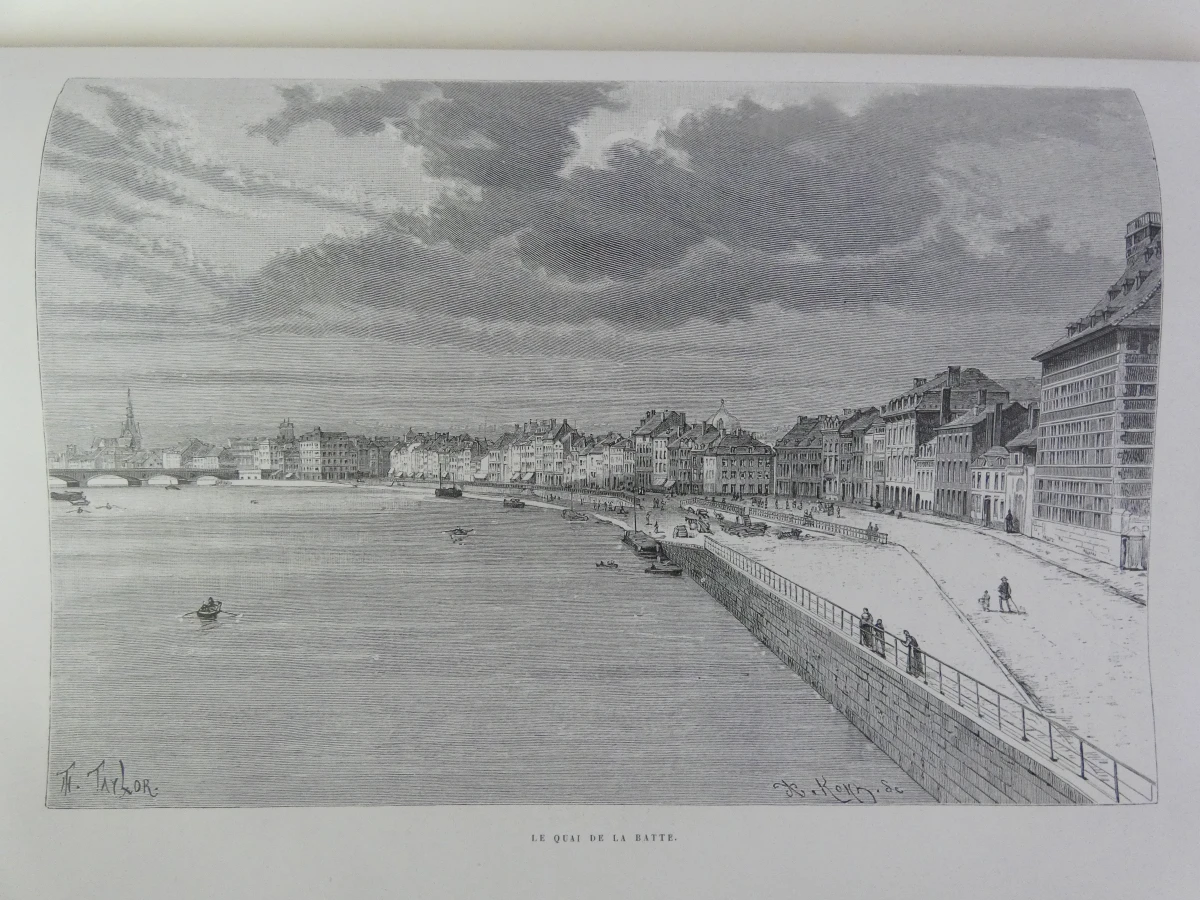 Set van 3 oude boeken over België in het Frans met illustraties - foto 24