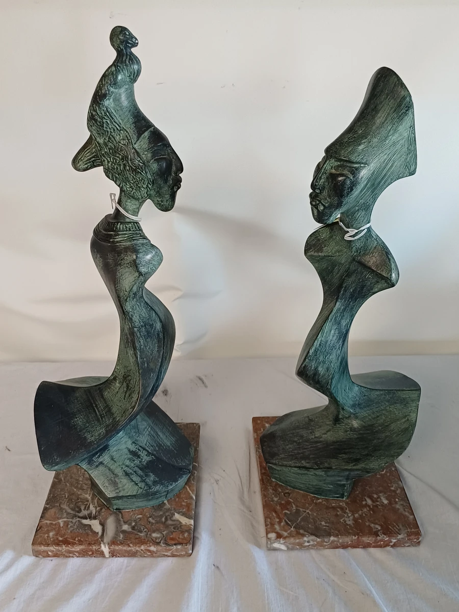 Set van 2 kunstwerken van Enca Caen (Enzo Carels) - foto 4