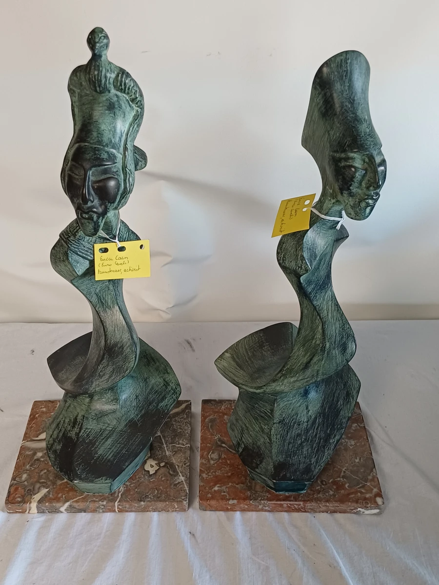 Set van 2 kunstwerken van Enca Caen (Enzo Carels) - foto 5
