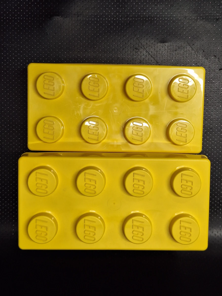 Set van vijf originele Lego opbergboxen in goede staat - foto 8