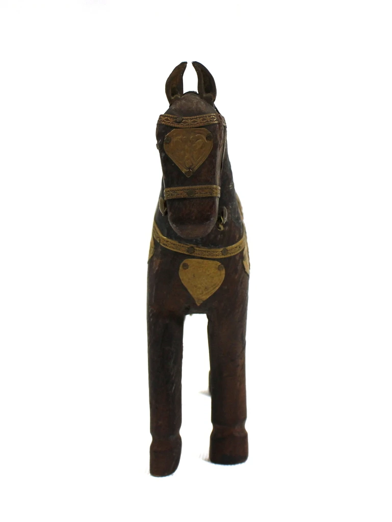 Rajasthani Houten Paard - foto 5