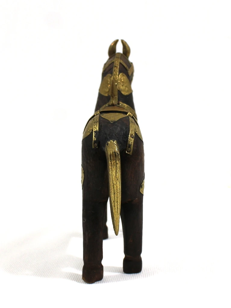 Rajasthani Houten Paard - foto 3