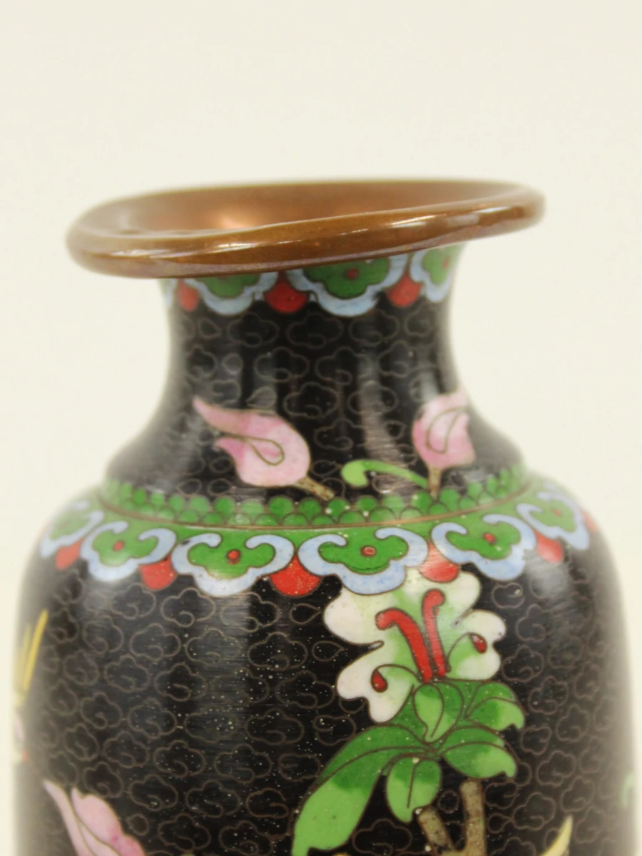 Japan Decor Belgium Cloisonné Tiny Vaas – foto 5 – kavel bij De Kringwinkel, Antwerpen