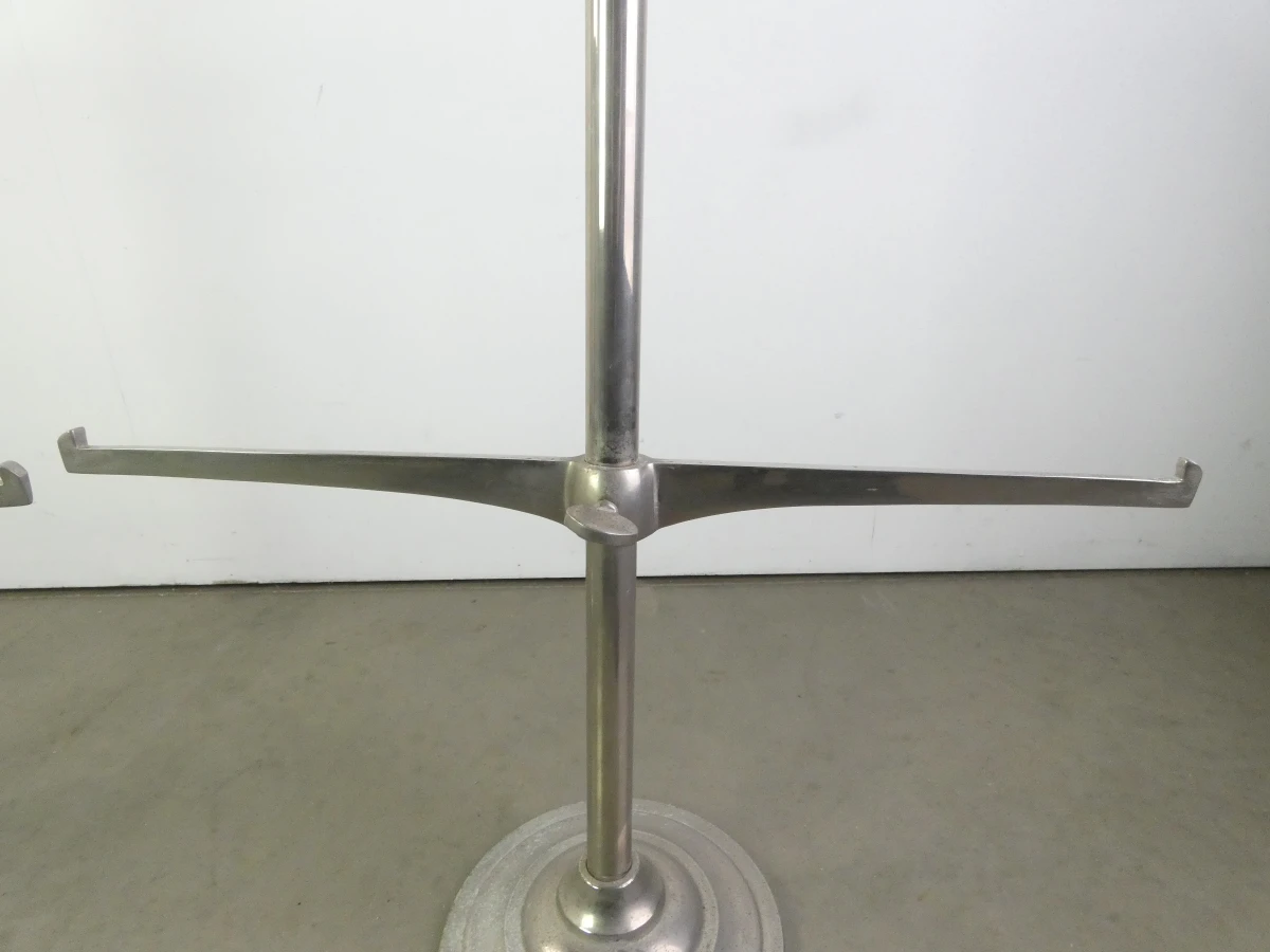 Art-deco vintage dubbelzijdige winkeldisplay van metaal en glas - foto 22