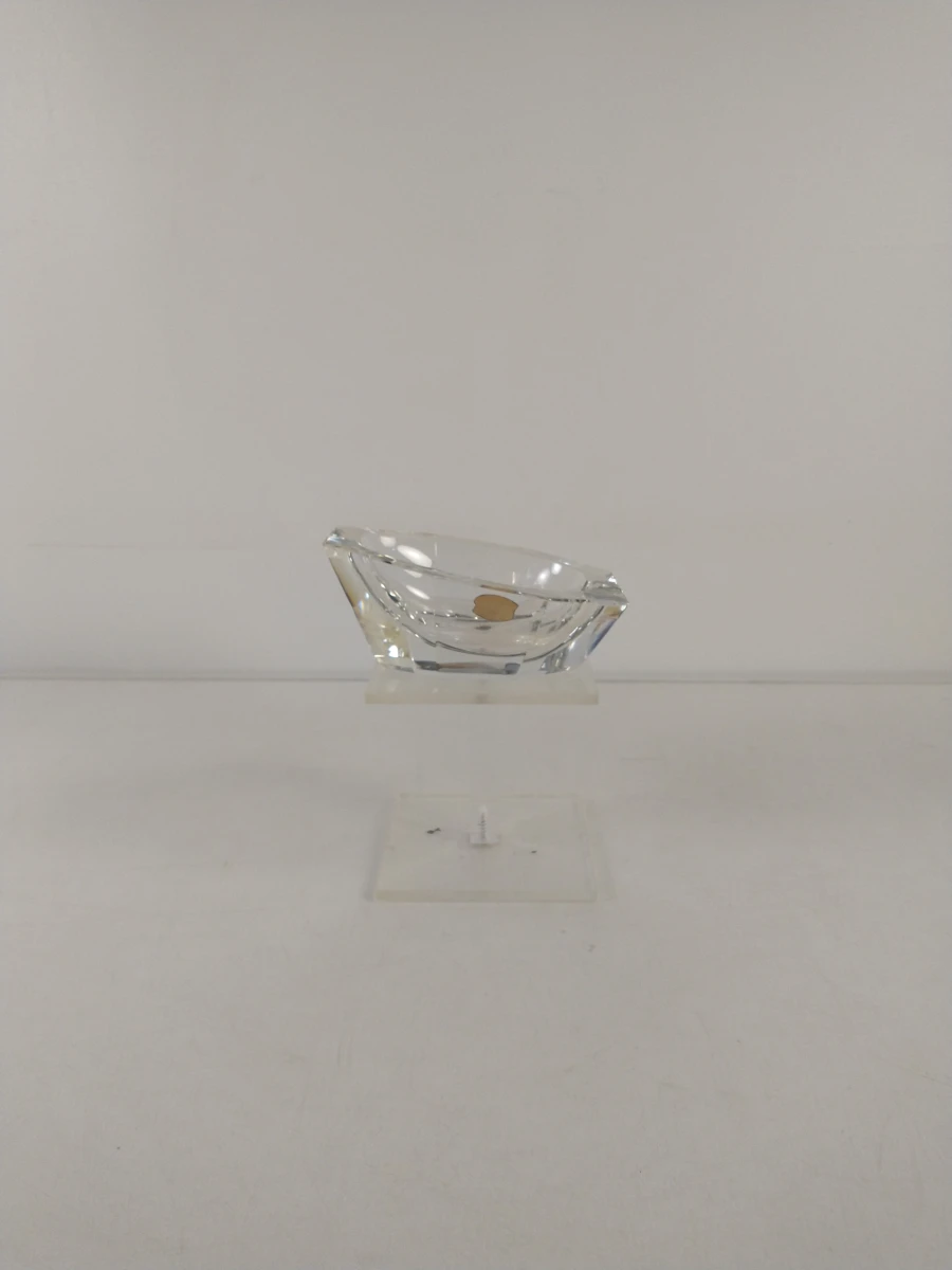 Set van 3 kristallen asbakken Val Saint Lambert, België, ca. 1960 - foto 3