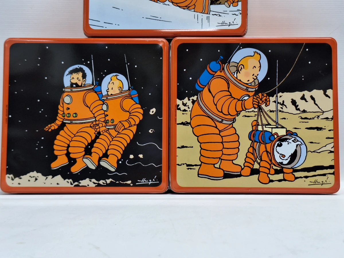 9-delige set gebaseerd op de strips van Kuifje "Raket naar de maan"(1953) en "Mannen op de maan"(1954) - Hergé/Moulinsart - foto 10