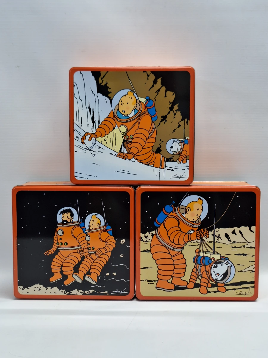 9-delige set gebaseerd op de strips van Kuifje "Raket naar de maan"(1953) en "Mannen op de maan"(1954) - Hergé/Moulinsart - foto 8