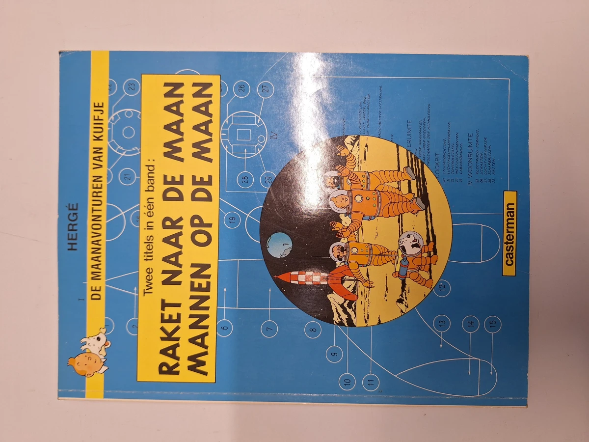 9-delige set gebaseerd op de strips van Kuifje "Raket naar de maan"(1953) en "Mannen op de maan"(1954) - Hergé/Moulinsart - foto 21
