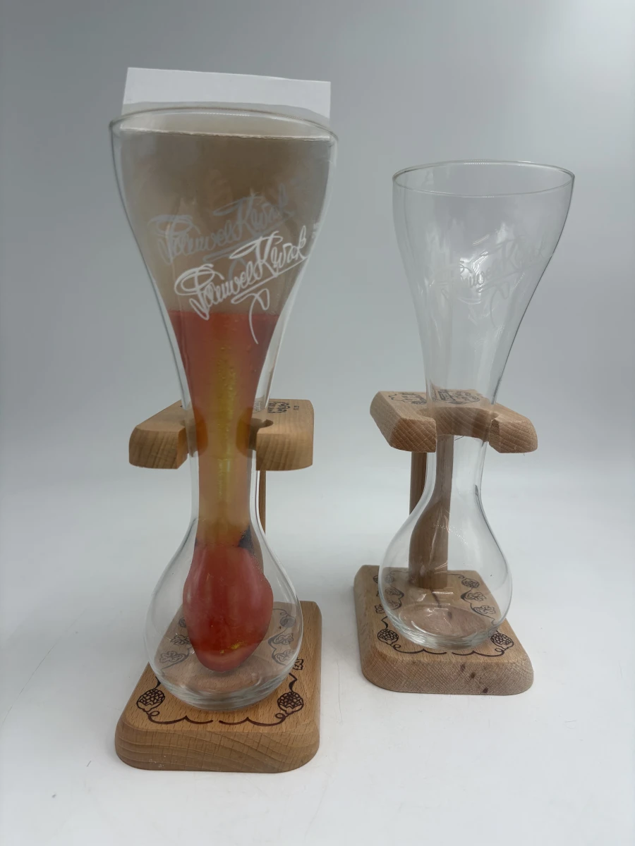 Set van 2 Kwak bierglazen met houten houder - foto 4