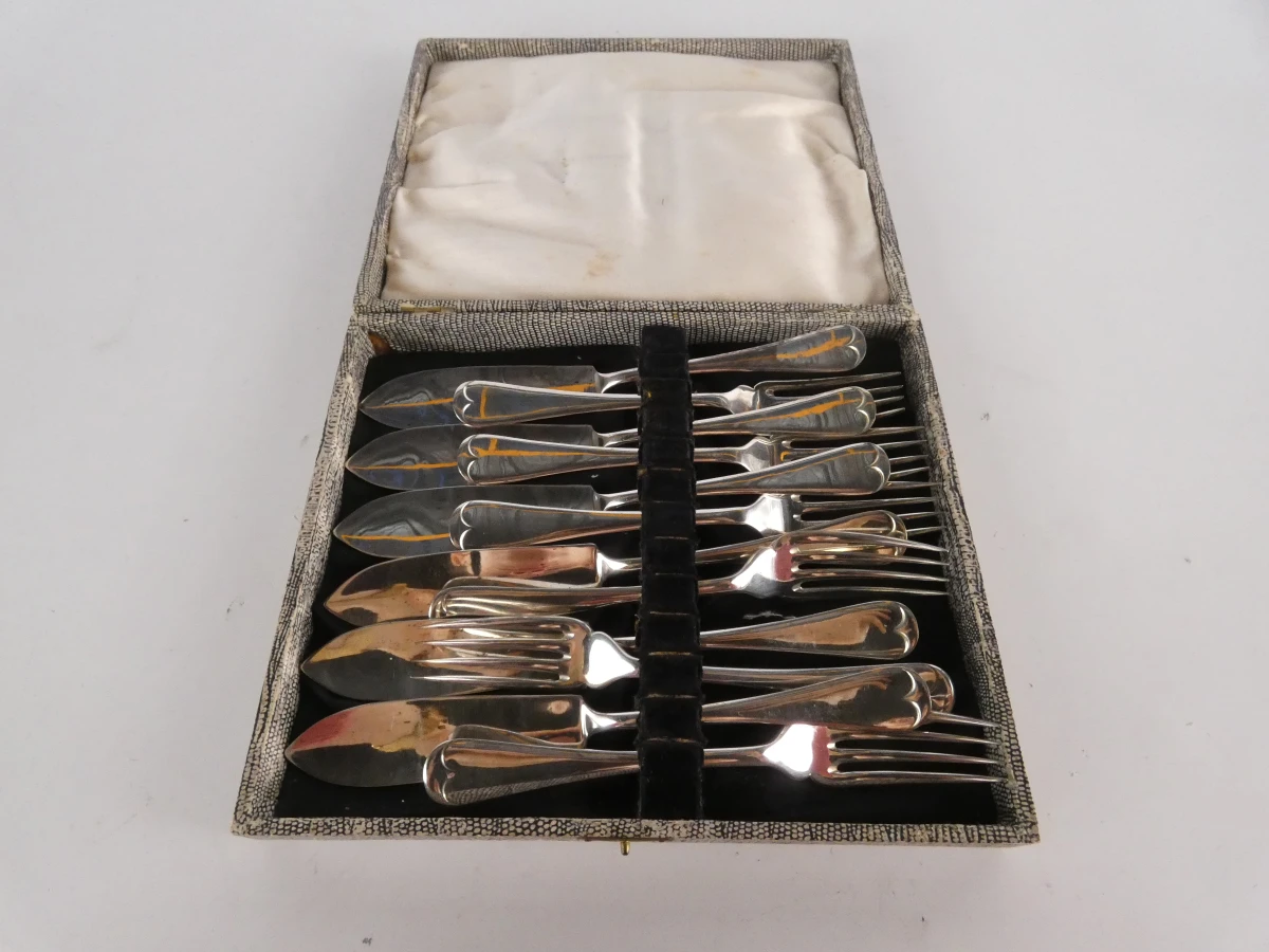 Partij van 3 vintage besteksets - foto 13