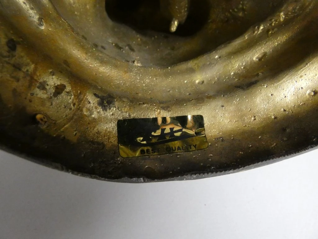 Beeld van mediterende Boeddha in zwart en goud - foto 6