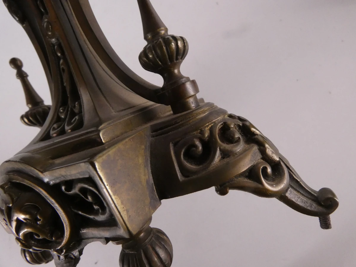 Set van twee vintage kandelaars - foto 6