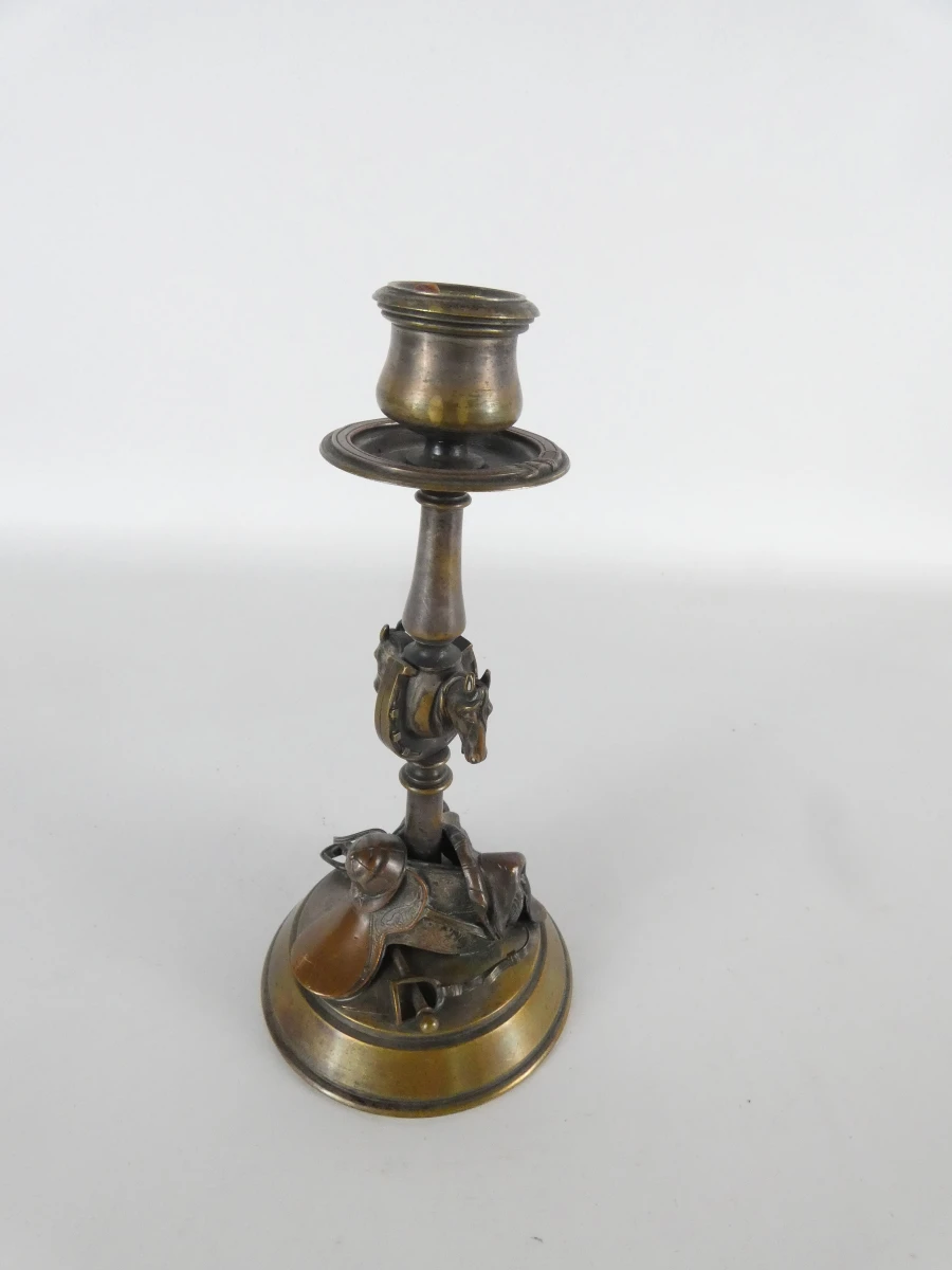 Set van twee vintage kandelaars - foto 7