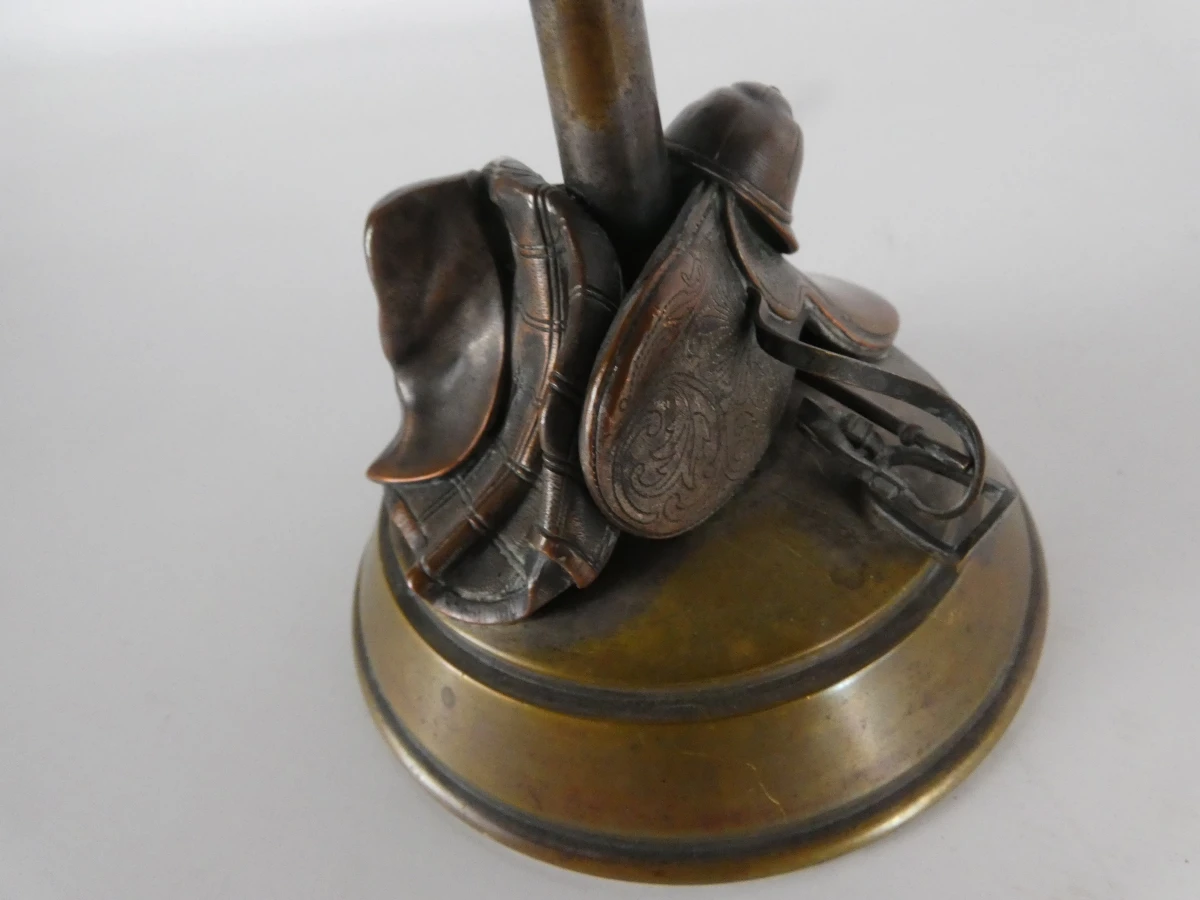 Set van twee vintage kandelaars - foto 10