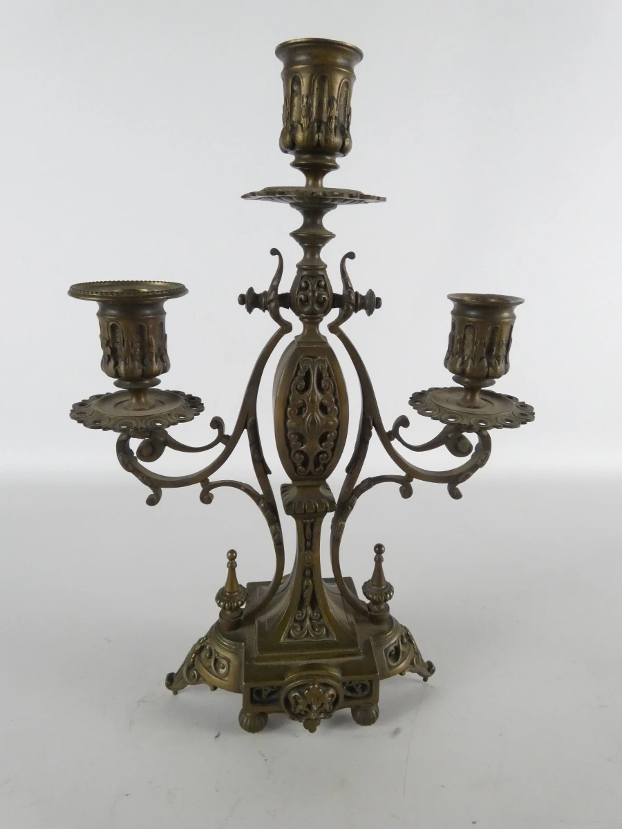 Set van twee vintage kandelaars - foto 19