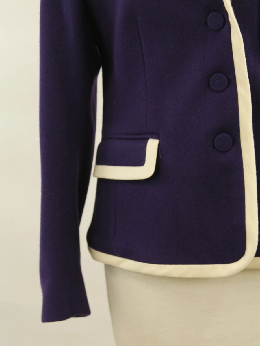 Dries Van Noten - wollen blazer met geborduurd wapenschild - maat 40 - foto 4
