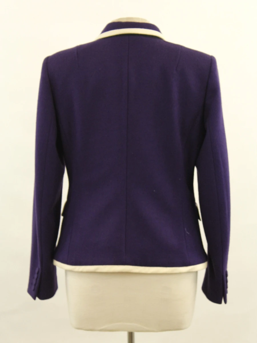 Dries Van Noten - wollen blazer met geborduurd wapenschild - maat 40 - foto 6