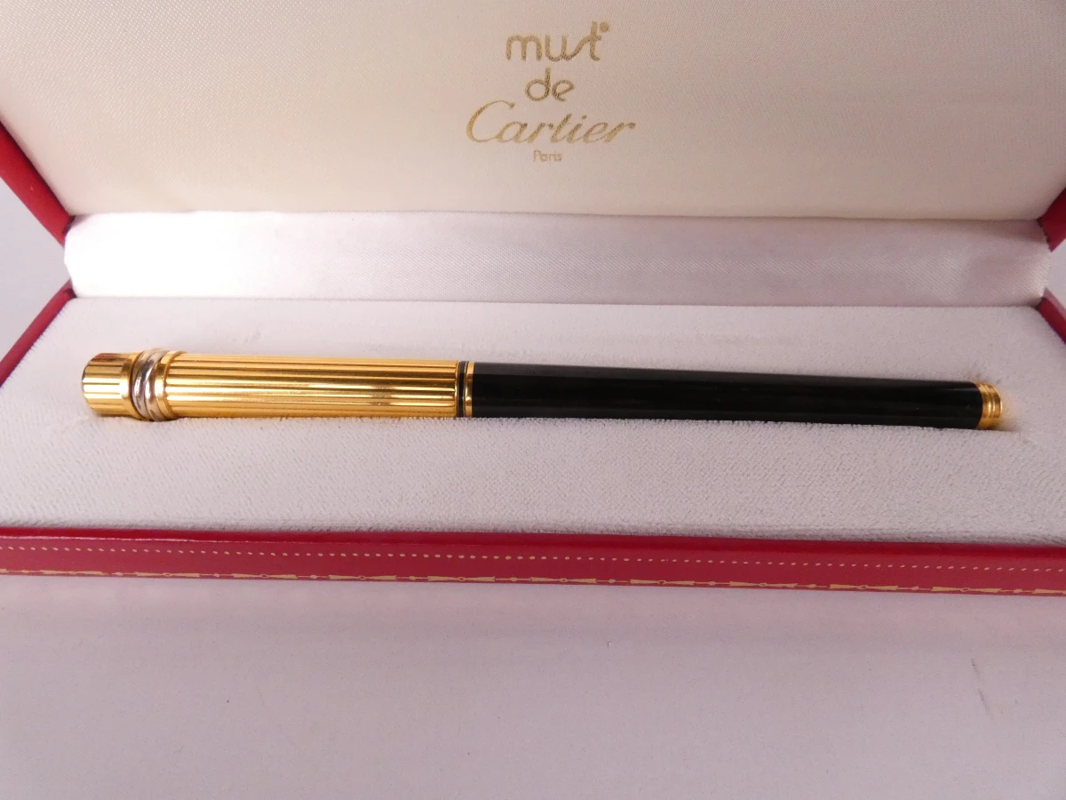 Vintage vulpen Must de Cartier met etui - foto 2