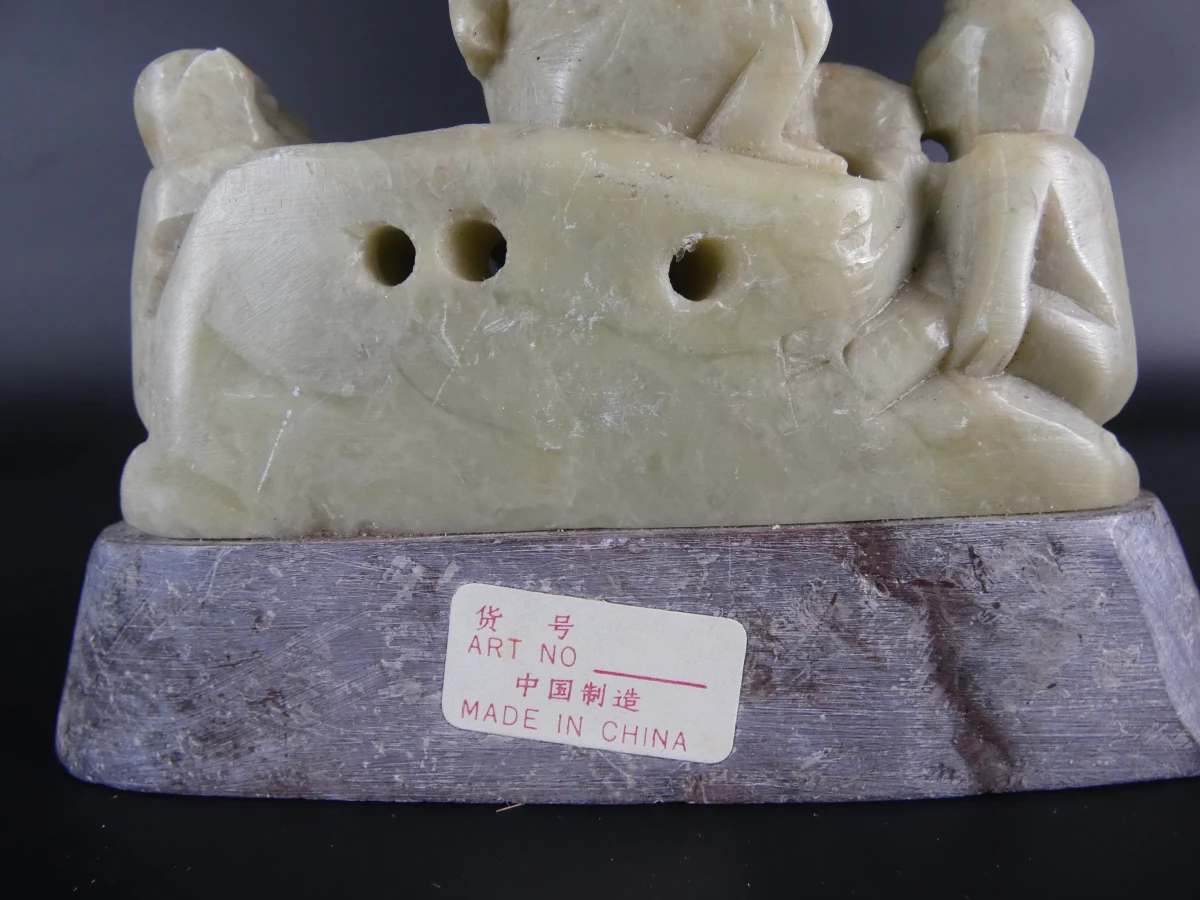 Set van 9 Chinese beeldjes en sculpturen - foto 6