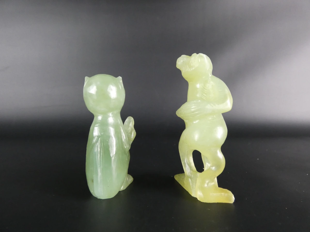 Set van 9 Chinese beeldjes en sculpturen - foto 18