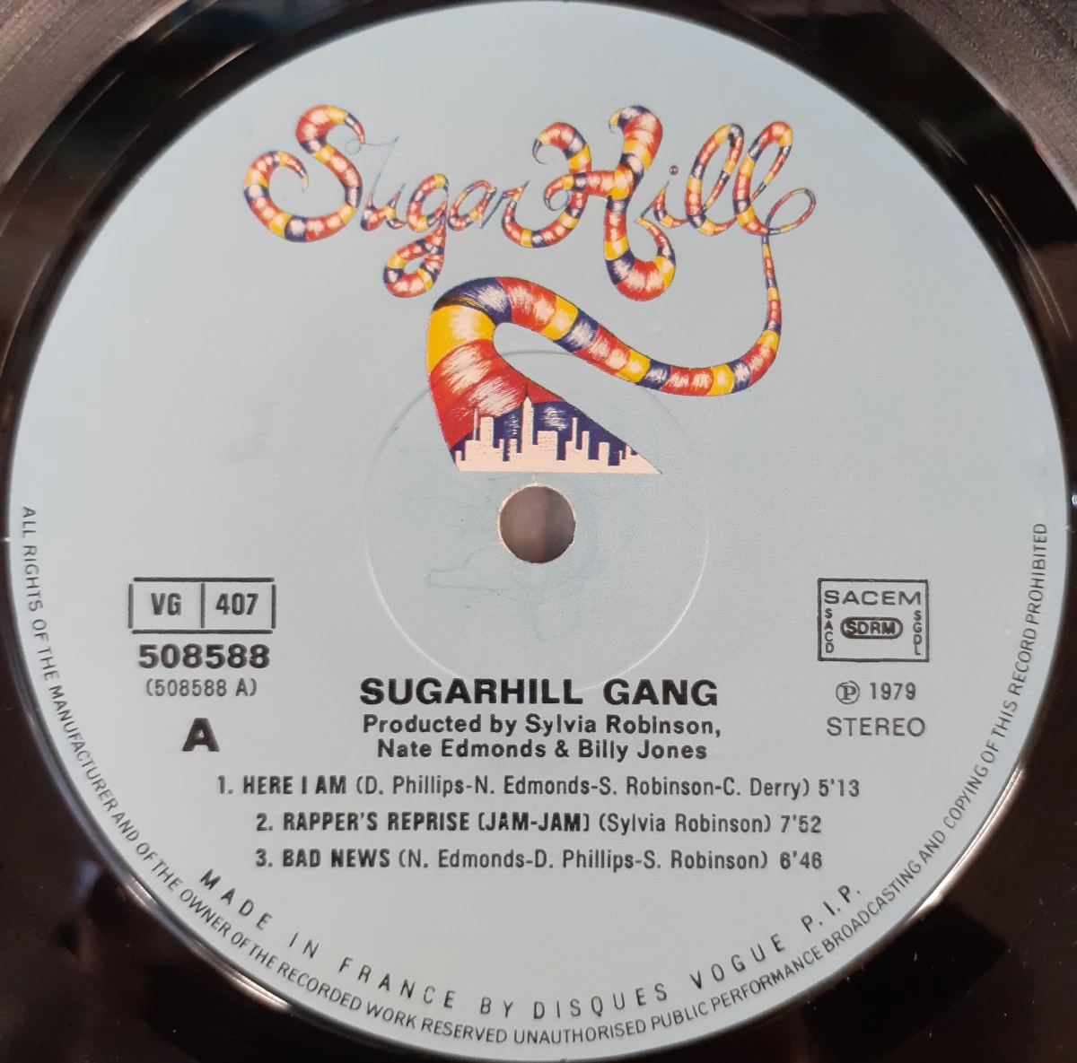 Vinyl: Sugar Hill Gang - foto 4