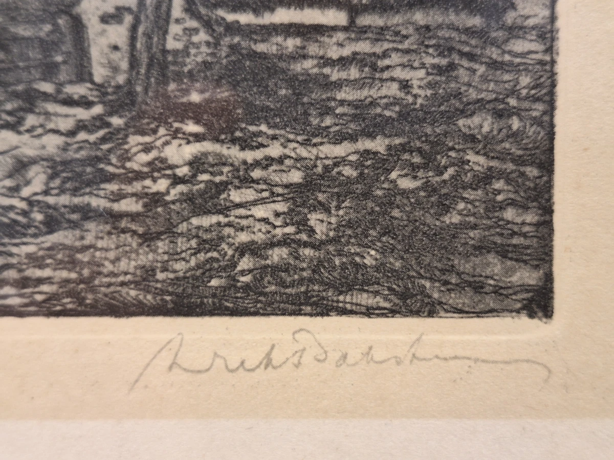 Storm Kempen - Handgesigneerde originele ets - Dirk Baksteen - 5e staat - foto 7