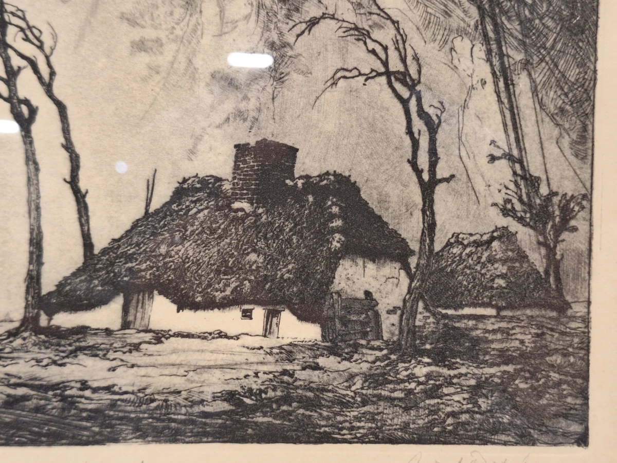 Storm Kempen - Handgesigneerde originele ets - Dirk Baksteen - 5e staat - foto 3