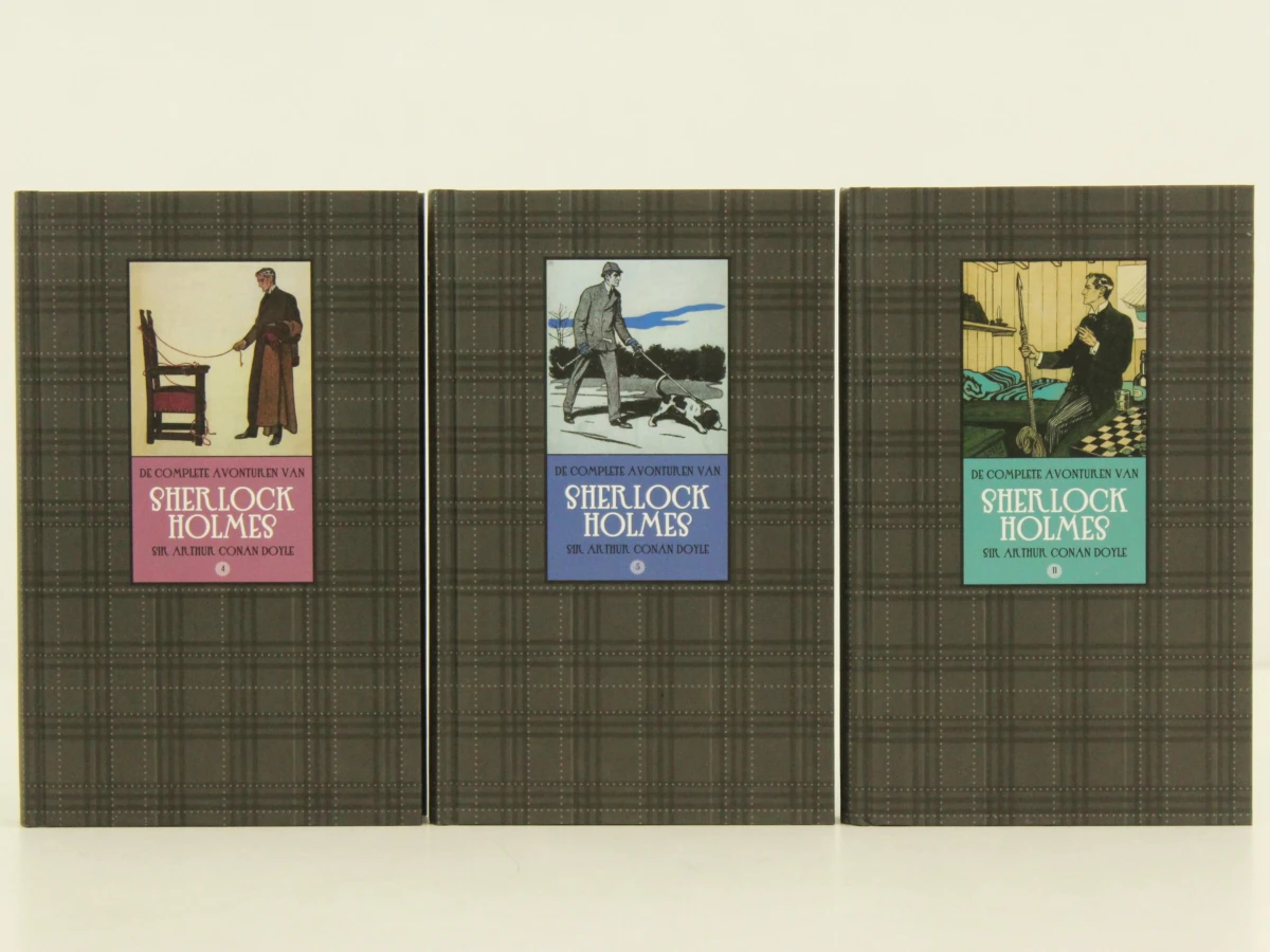Complete set Sherlock Holmes boeken in hardcover - foto 2