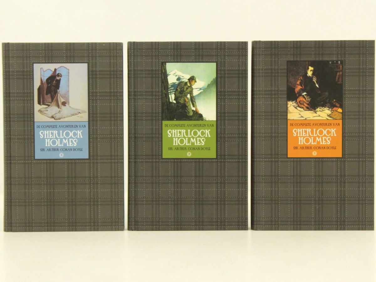 Complete set Sherlock Holmes boeken in hardcover - foto 4