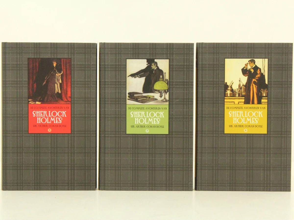 Complete set Sherlock Holmes boeken in hardcover - foto 8