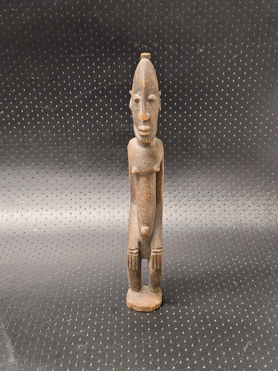 Zeldzame set van drie Dogon voorouderbeelden uit Mali West-Afrika - foto 7