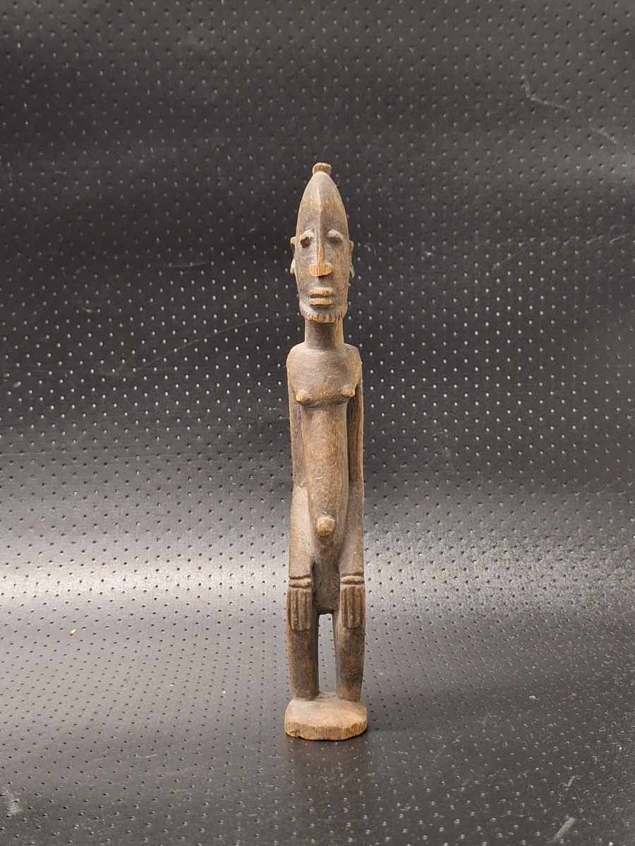 Zeldzame set van drie Dogon voorouderbeelden uit Mali West-Afrika - foto 8