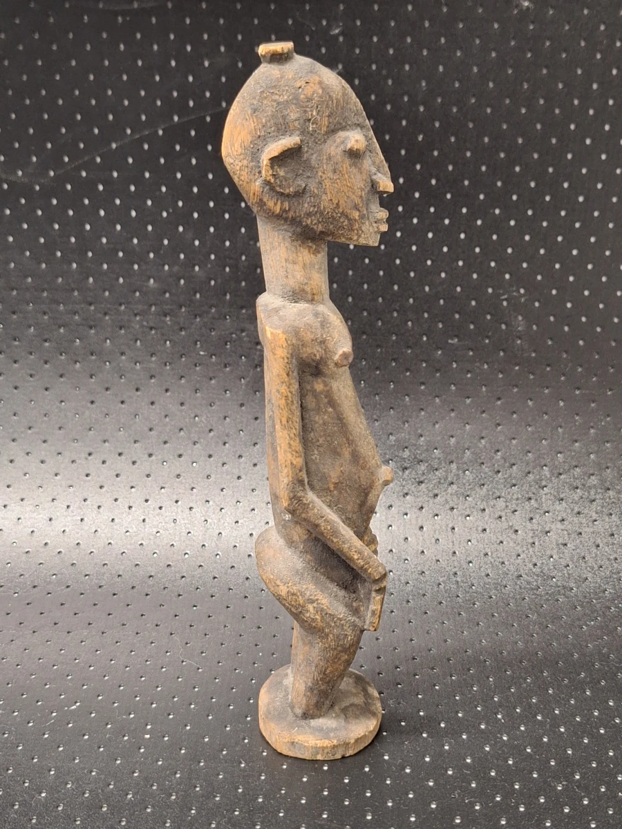 Zeldzame set van drie Dogon voorouderbeelden uit Mali West-Afrika - foto 3