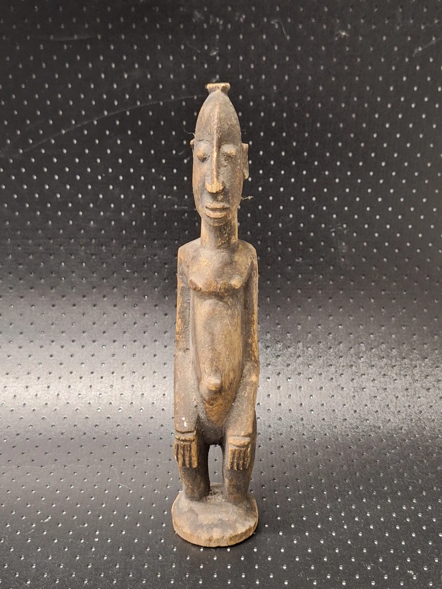 Zeldzame set van drie Dogon voorouderbeelden uit Mali West-Afrika - foto 2