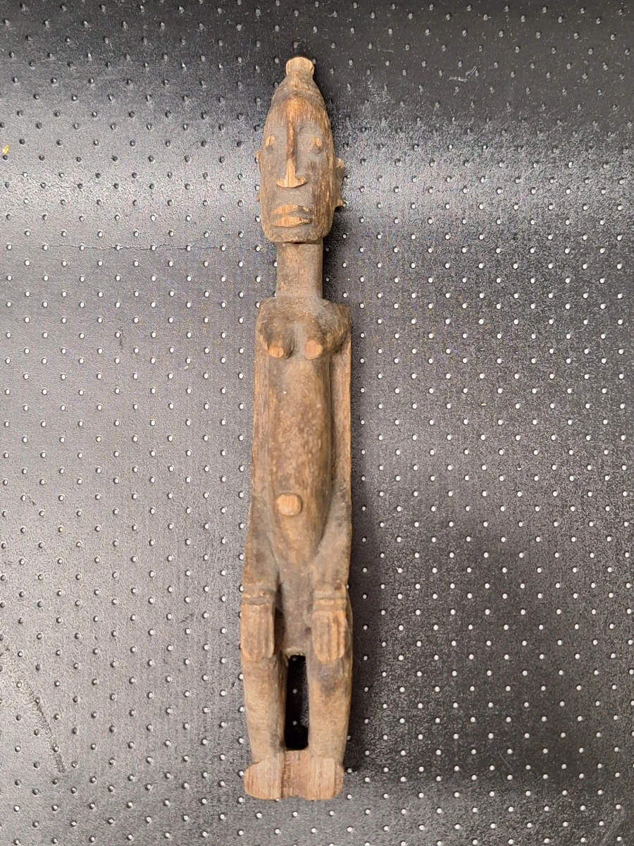 Zeldzame set van drie Dogon voorouderbeelden uit Mali West-Afrika - foto 4