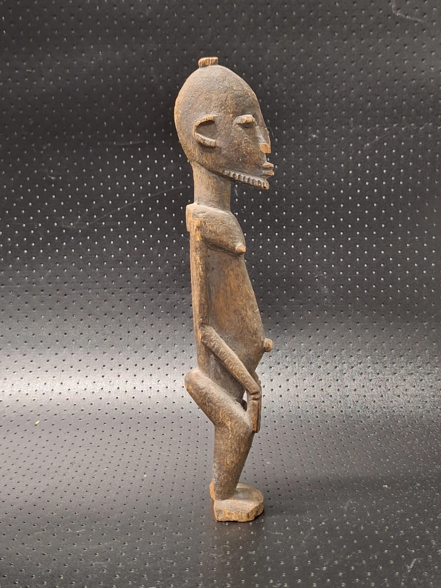 Zeldzame set van drie Dogon voorouderbeelden uit Mali West-Afrika - foto 9