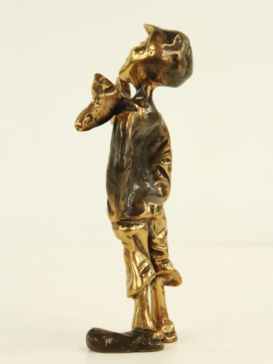 Yves Lohé (°1947) Bronzen Karakterbeeld - foto 4