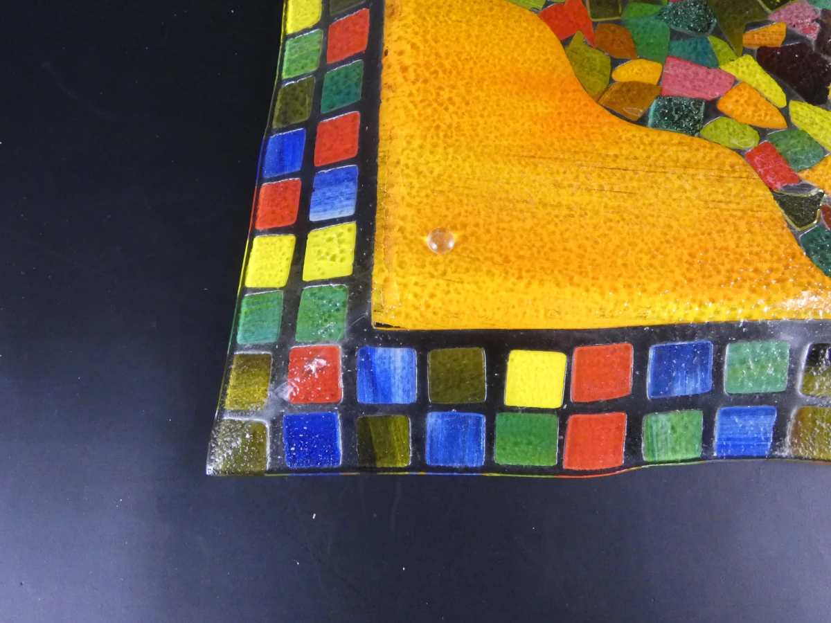 Abstracte glazen decoratieve borden (2 stuks) - foto 9