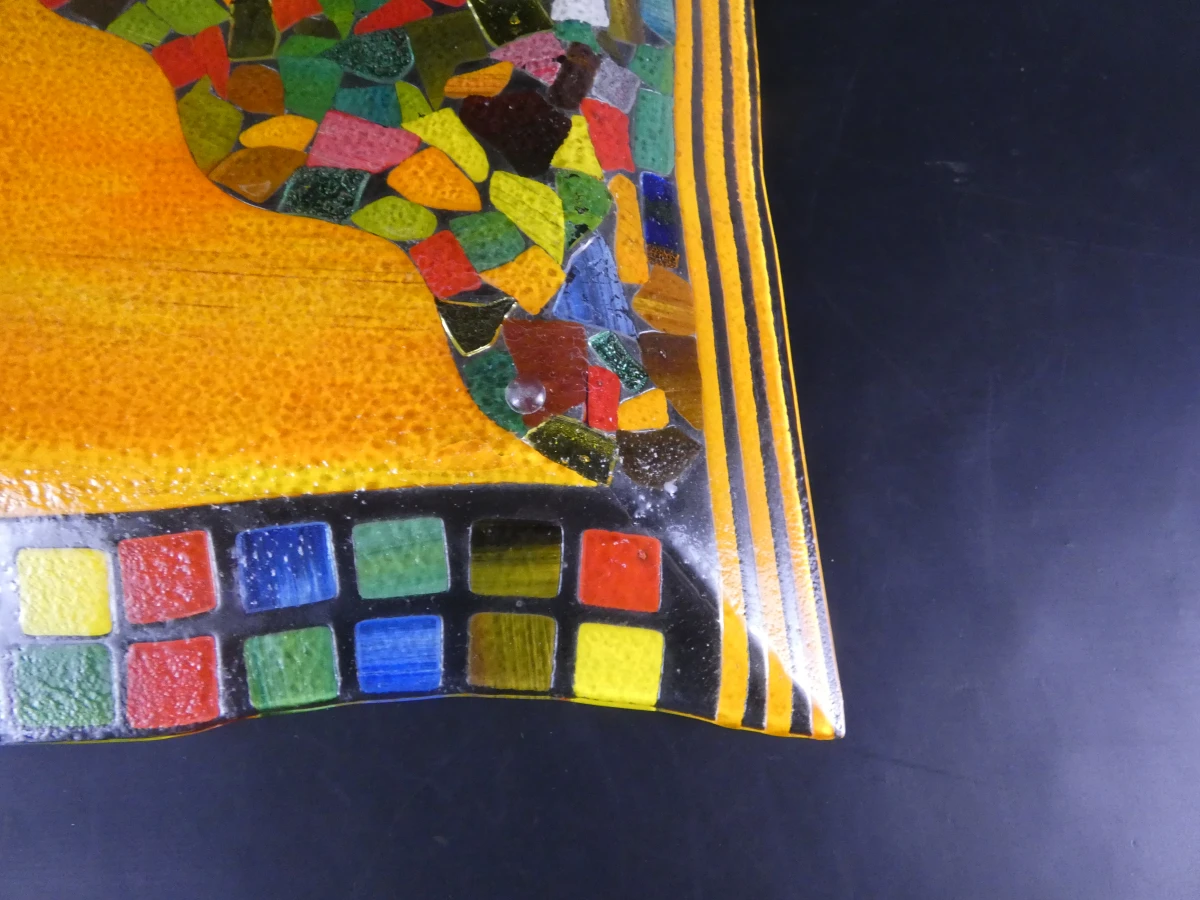 Abstracte glazen decoratieve borden (2 stuks) - foto 10
