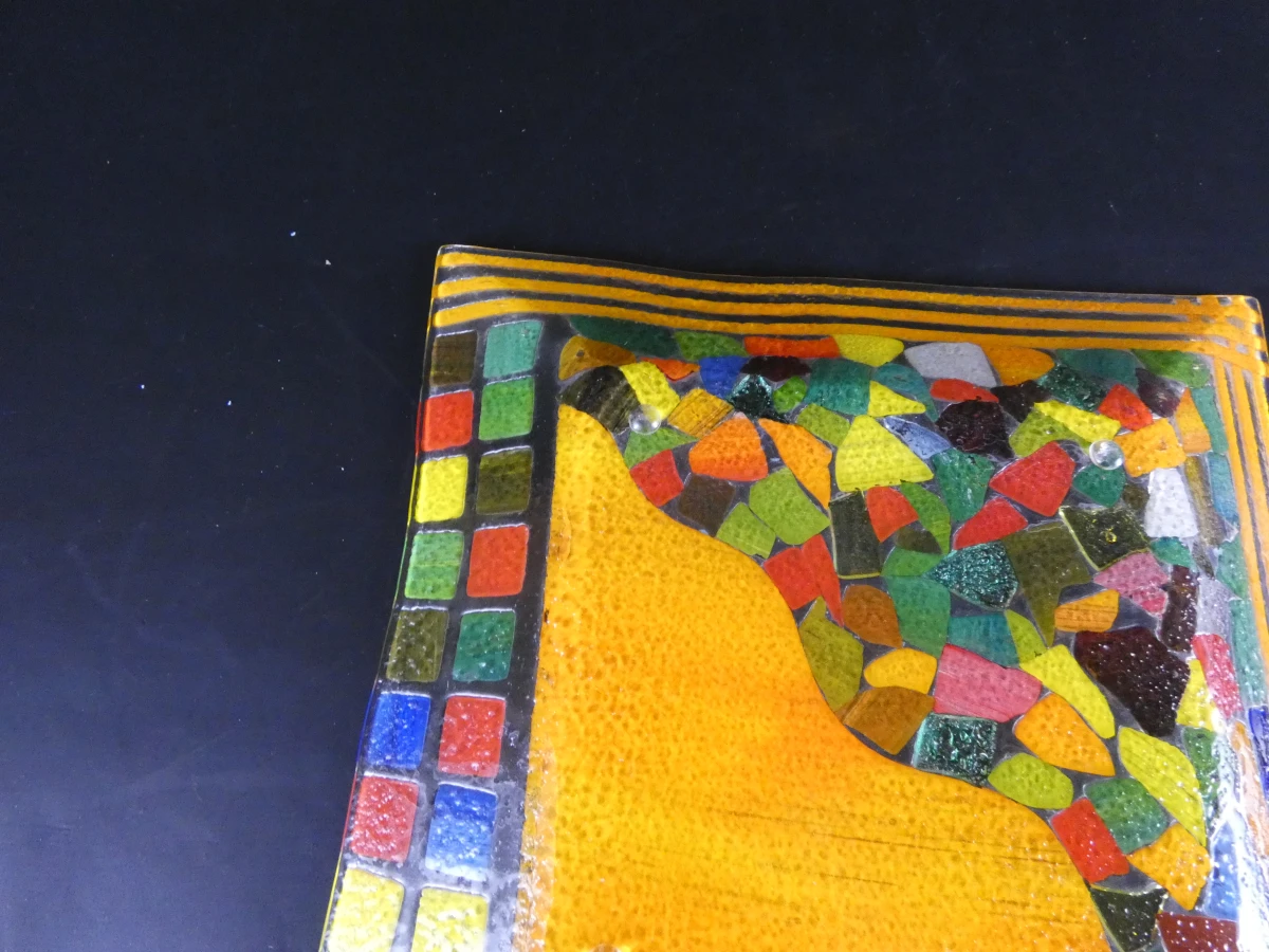 Abstracte glazen decoratieve borden (2 stuks) - foto 12