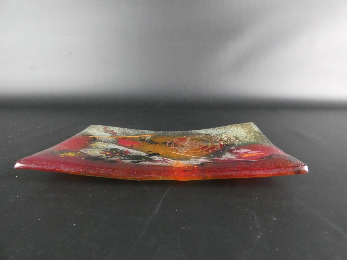 Abstracte glazen decoratieve borden (2 stuks) - foto 16