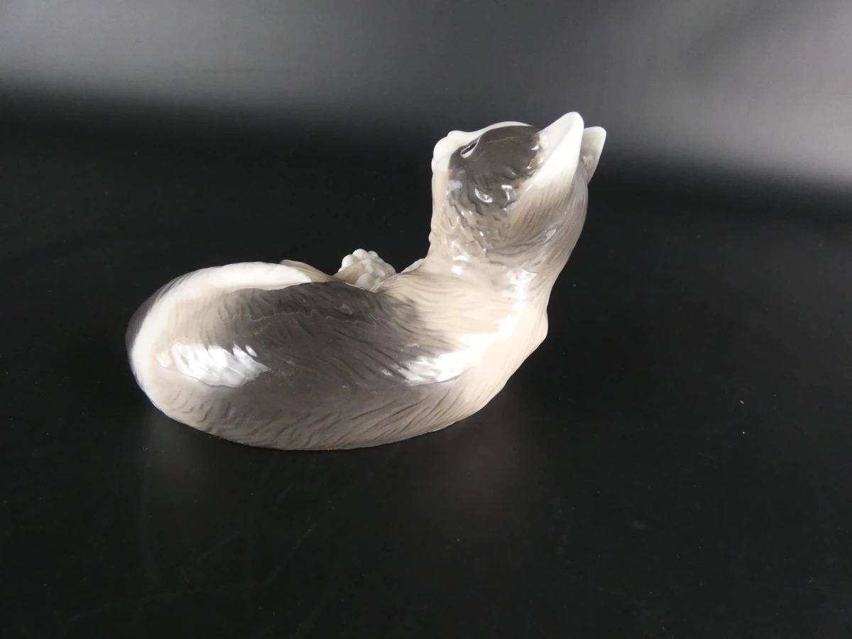 Set van 3 keramische kattenfiguren - foto 8