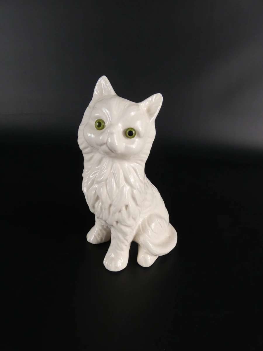 Set van 3 keramische kattenfiguren - foto 11
