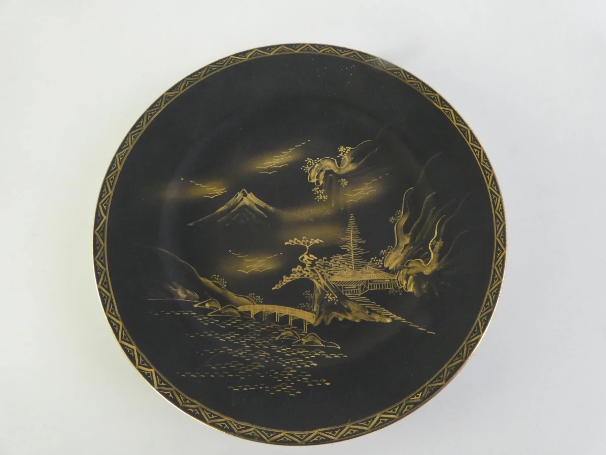 Vintage Japans handgeschilderd theeservies met gouden details - foto 5