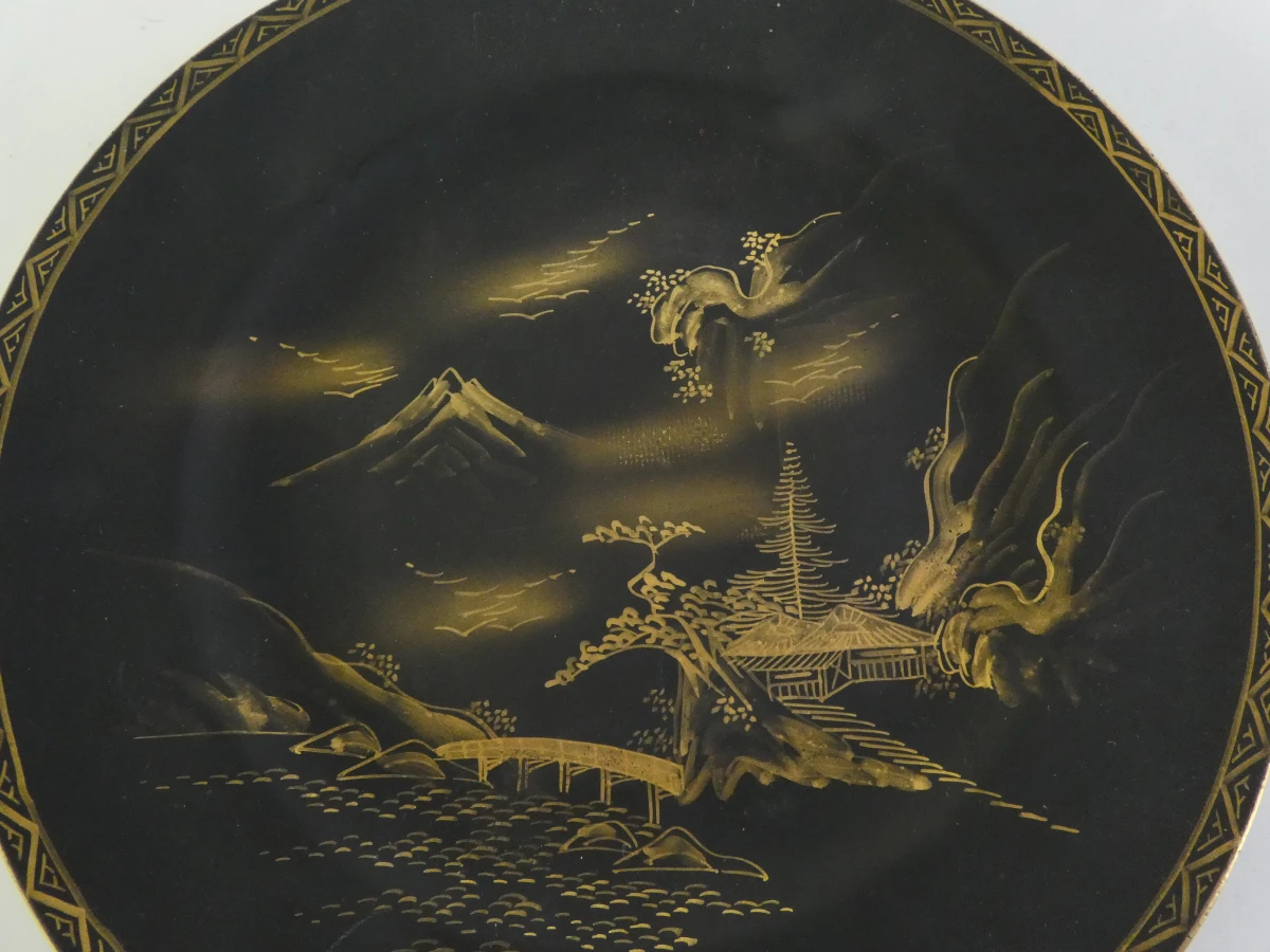 Vintage Japans handgeschilderd theeservies met gouden details - foto 6