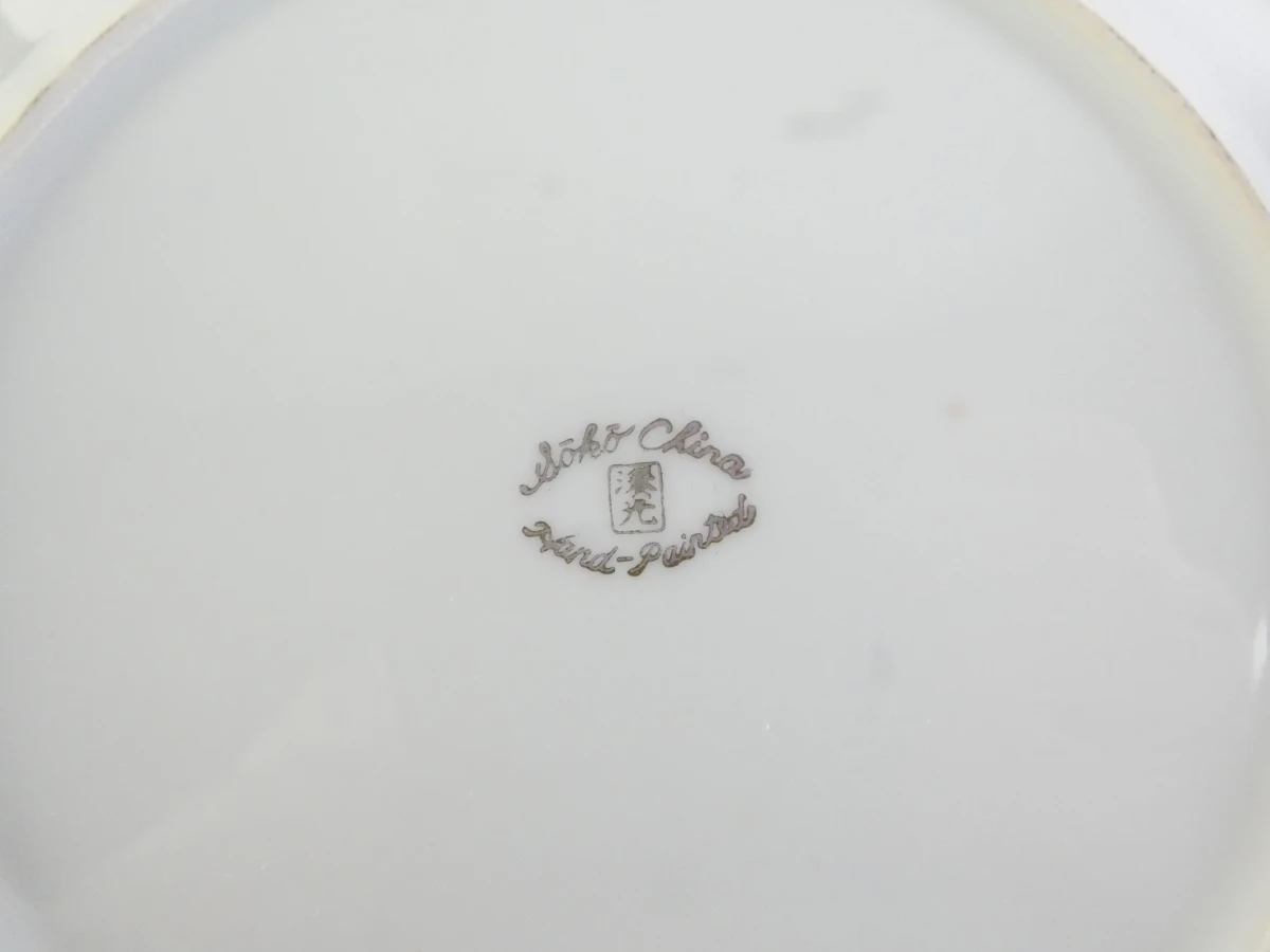 Vintage Japans handgeschilderd theeservies met gouden details - foto 8