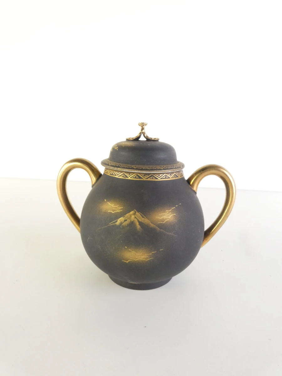 Vintage Japans handgeschilderd theeservies met gouden details - foto 15
