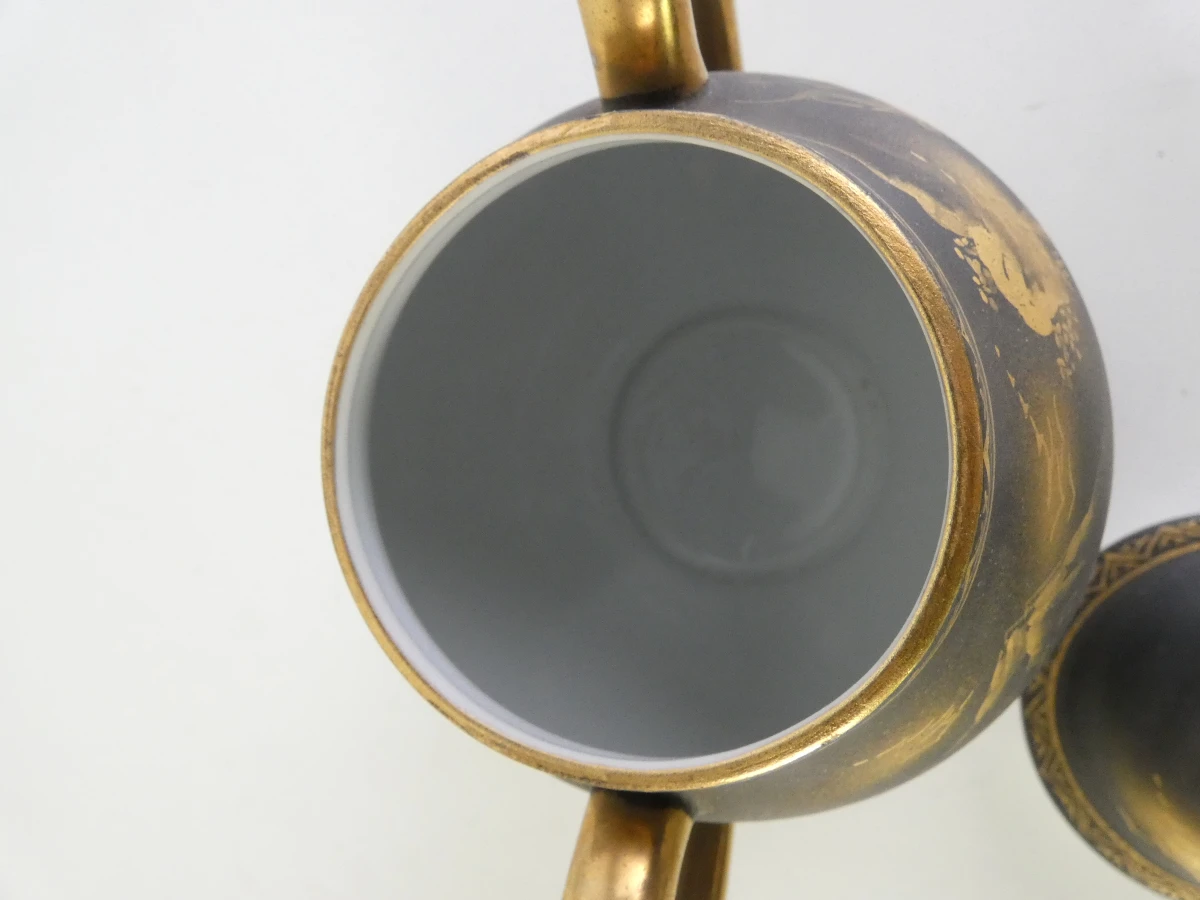 Vintage Japans handgeschilderd theeservies met gouden details - foto 19